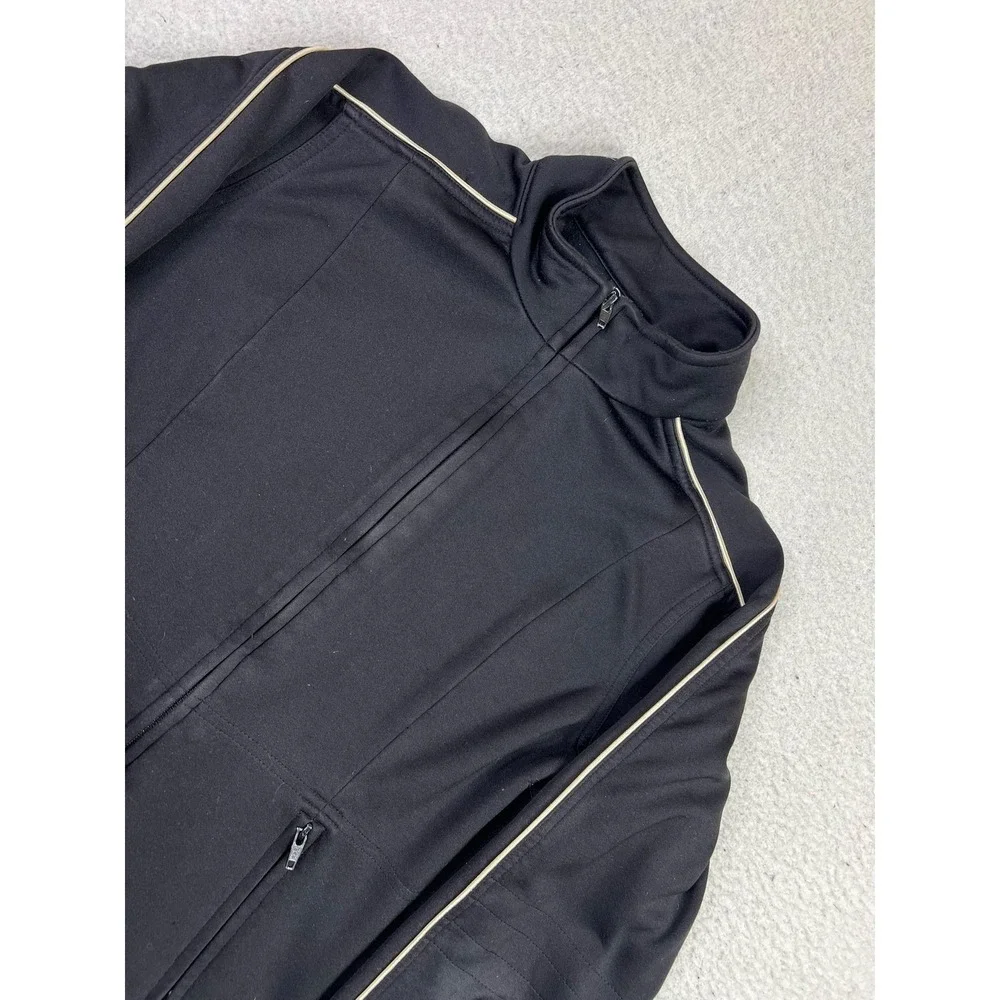 Kerrits‎ Jacket Womens Large Black Softshell Full Zip Equestrian Riding